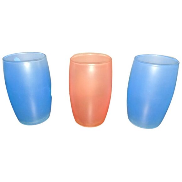 Vintage Bartlett Collins Gay Fad Tumbler Glasses Set of 3 — Retro Mid-Century - Picture 3 of 7